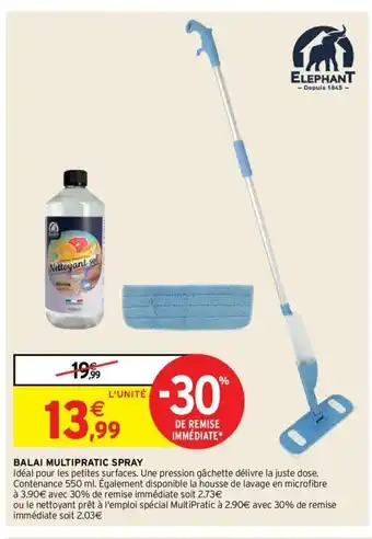Intermarché Balai Multipratic Spray offre
