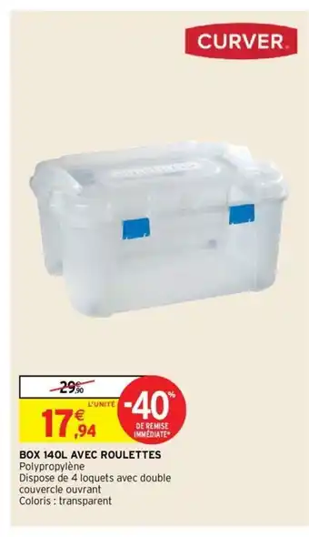 Box 140L Avec Roulettes