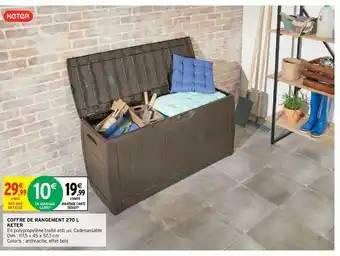 Intermarché Coffre De Rangement 270 L Keter offre