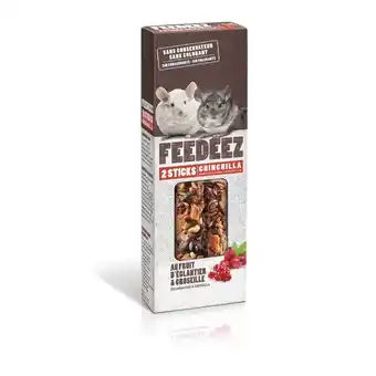 Jardiland Feedeez - Sticks pour Chinchilla Eglantier Groseille 115 g offre