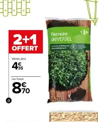 Carrefour Market Terreau Universel offre