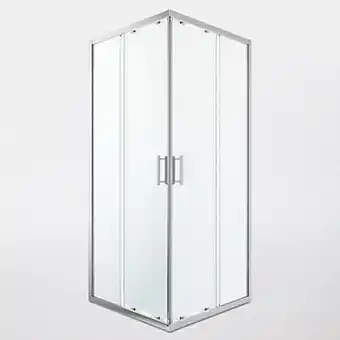 Castorama Portes de douche angle droit transparent GoodHome Beloya 90 x 90 cm offre