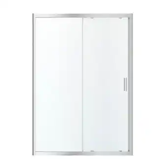 Castorama Porte de douche coulissante GoodHome Beloya transparente 140 cm offre
