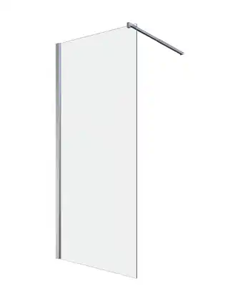 Paroi de douche Ă l'italienne GoodHome Beloya transparente 100 cm