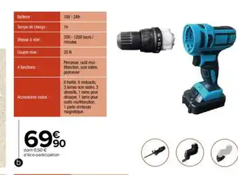 Perceuse 4 en 1 18V