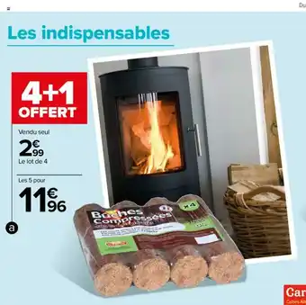 Buches De Bois Compressé