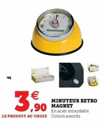 Minuteur Retro Magnet