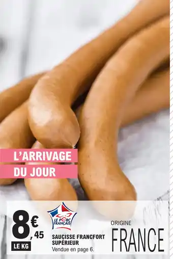 E.Leclerc SAUCISSE FRANCFORT offre