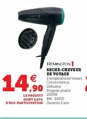 Super U Seche-Cheveux De Voyage offre