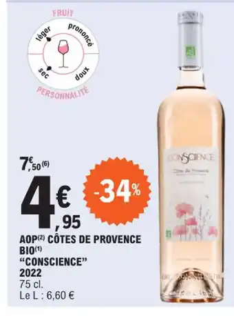 E.Leclerc AOP CÔTES DE PROVENCE offre