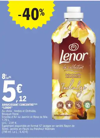 E.Leclerc ADOUCISSANT CONCENTRÉ LENOR offre