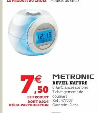 Super U Reveil Nature offre