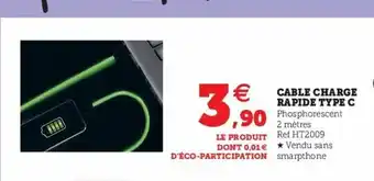 Cable Charge Rapide Type C