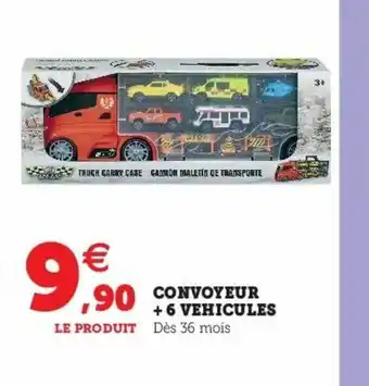 Convoyeur + 6 Vehicules