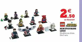 Super U Minifigurine Lego offre