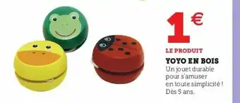 Super U Yoyo En Bois offre