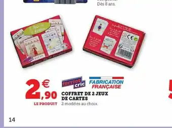 Coffrey De 2 Jeux De Cartes