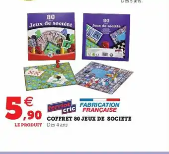 Coffret 80 Jeux De Societe
