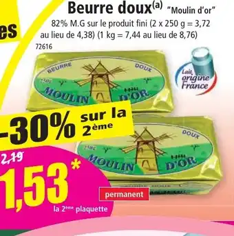 Norma Beurre doux offre