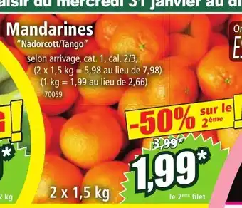 Norma Mandarines offre