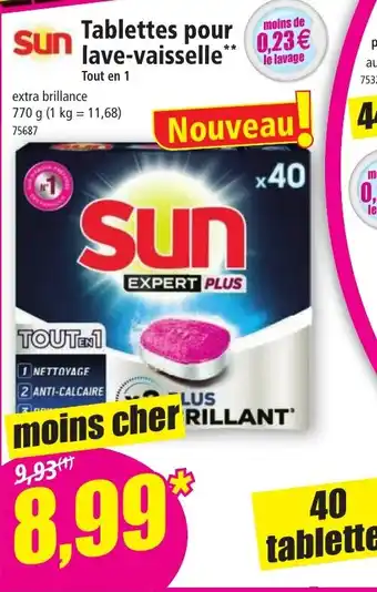 Norma Tablettes pour lave-vaisselle offre