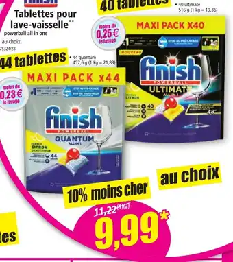 Norma Tablettes pour lave-vaisselle offre