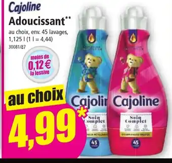 Norma Cajoline Adoucissant offre