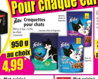 Norma Felix Croquettes pour chats offre