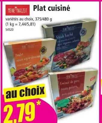 Norma Plat cuisiné offre