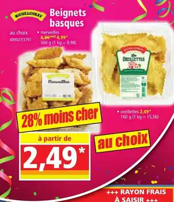 Norma MIGUELGORRY Beignets basques offre
