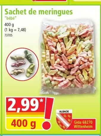 Norma Sachet de meringues offre