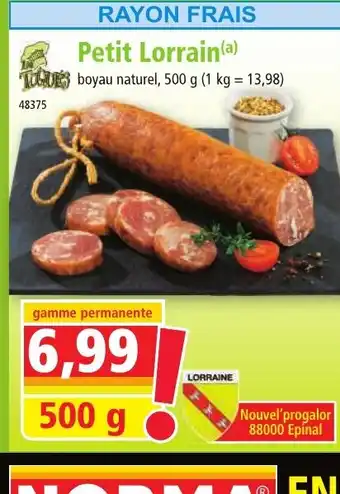 Norma Petit Lorrain offre