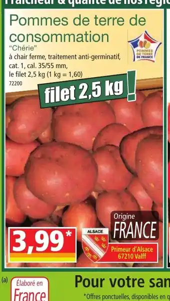 Norma Pommes de terre de consommation offre