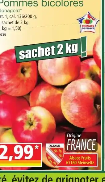Norma Pommes bicolores offre
