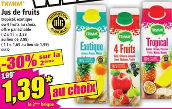 Norma TRIMMⓇ Jus de fruits offre