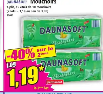 Norma DAUNASOFT Mouchoirs offre