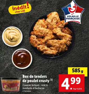 Lidl Box de tenders de poulet crusty (2) offre