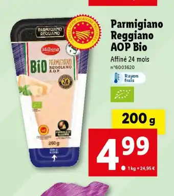 Lidl Parmigiano Reggiano AOP Bio offre
