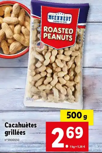Lidl Cacahuètes grillées offre