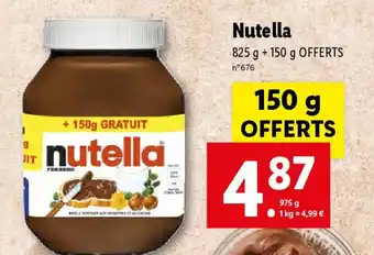 Lidl Nutella offre