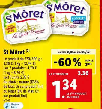 Lidl St Möret offre