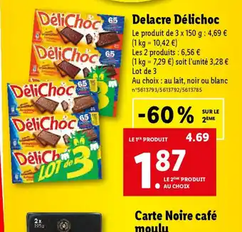 Lidl Delacre Délichoc offre