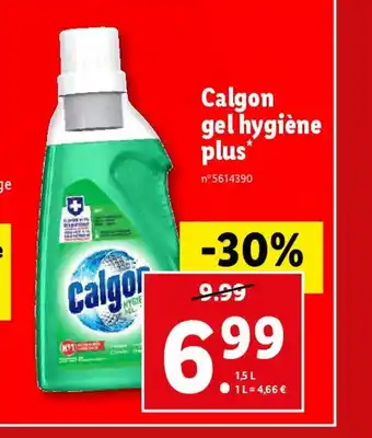 Lidl Calgon gel hygiène offre