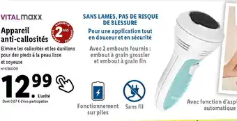 Lidl Appareil anti-callosités offre