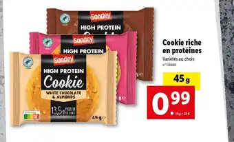 Lidl Cookie riche en protéines offre
