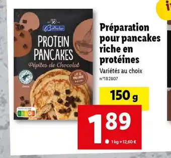 Préparation pour pancakes