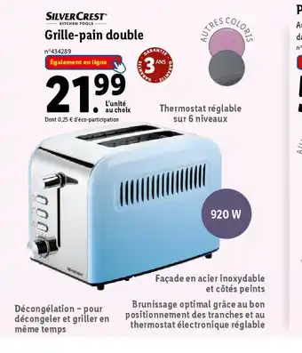 Lidl Grille-pain double offre