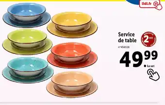 Lidl Service de table 2 offre