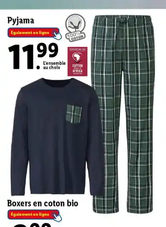 Lidl Pyjama offre