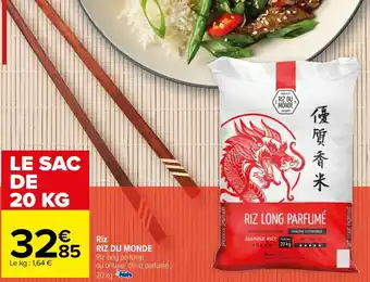 Carrefour Riz long parfumé offre